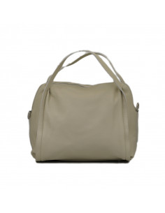 Geanta Piele Naturala Raffle crem 2