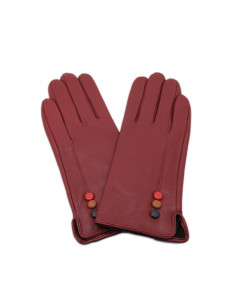 Manusi Dama Piele Naturala bordo 2