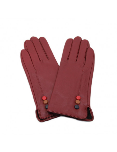 Manusi Dama Piele Naturala bordo