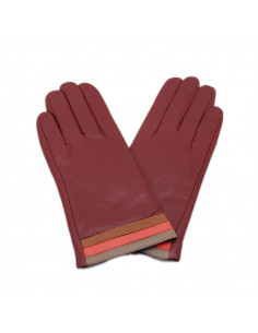 Manusi Dama Piele Naturala bordo 2