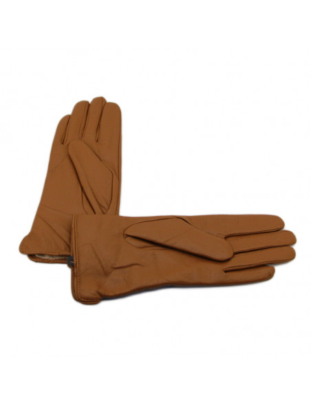 Manusi Dama Piele Naturala camel