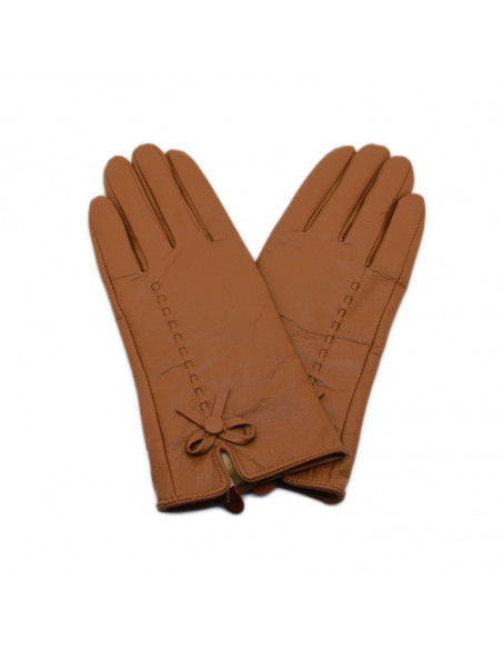 Manusi Dama Piele Naturala camel