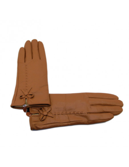 Manusi Dama Piele Naturala camel