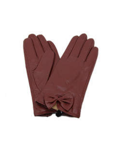 Manusi Dama Piele Naturala bordo 2