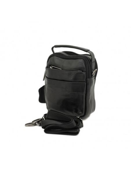 Borseta Piele Naturala Pichquet negru