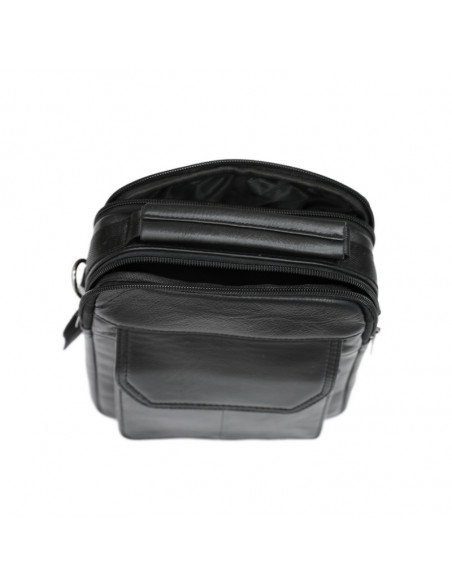 Borseta Piele Naturala Frede negru