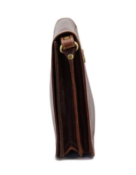 Borseta Piele Naturala Fearless maro roscat