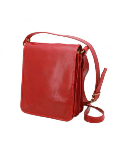 Borseta Piele Naturala Fearless rosu