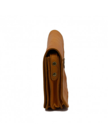 Borseta Piele Naturala Kokina L camel