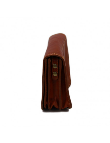 Borseta Piele Naturala Kokina S camel