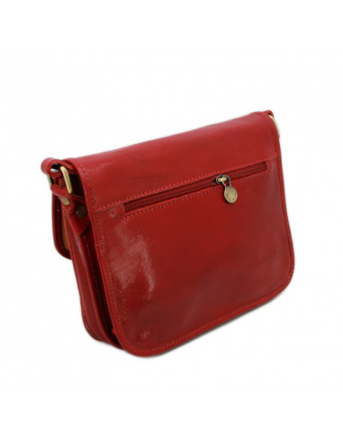 Borseta Piele Cambridge M rosu