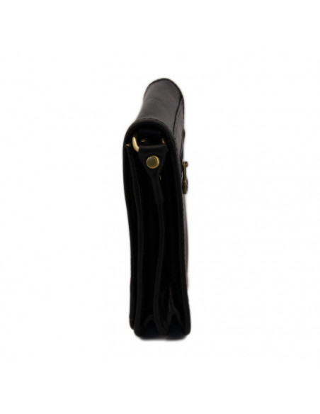 Borseta Piele Naturala Ancient S negru