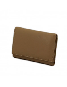 Portofel Piele Naturala crem