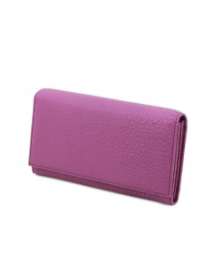 Portofel Piele Naturala violet