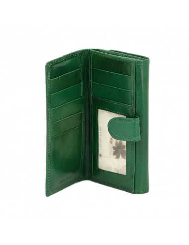 Portofel Piele Naturala verde