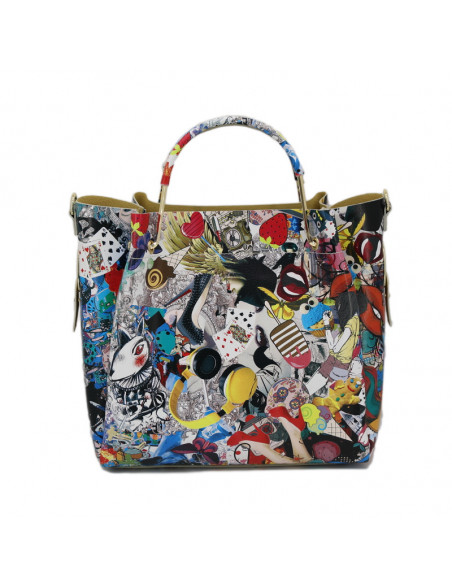 Geanta Piele Naturala Balyana multi colors 90