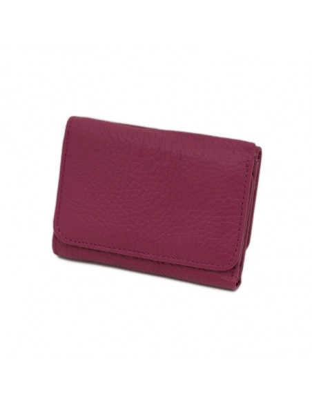 Portofel Piele Naturala fucsia