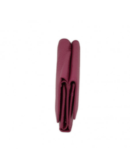 Portofel Piele Naturala fucsia