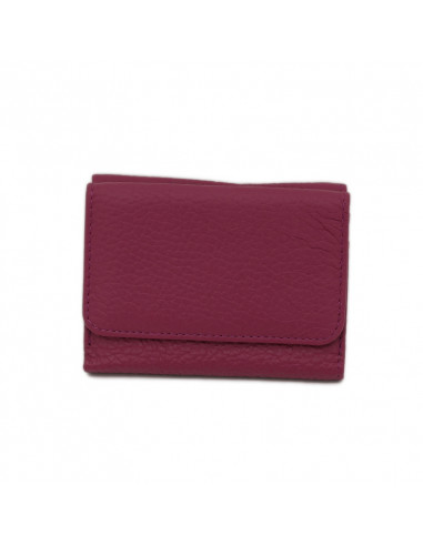 Portofel Piele Naturala fucsia