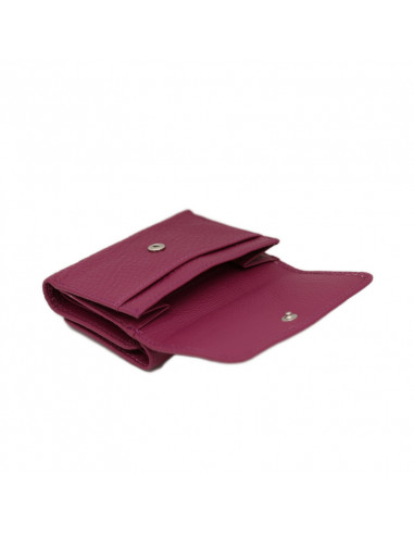 Portofel Piele Naturala fucsia
