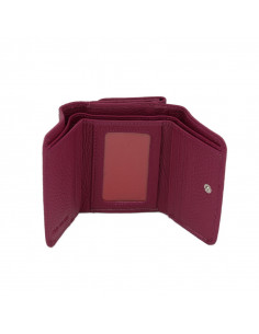 Portofel Piele Naturala fucsia 2