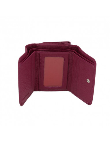 Portofel Piele Naturala fucsia