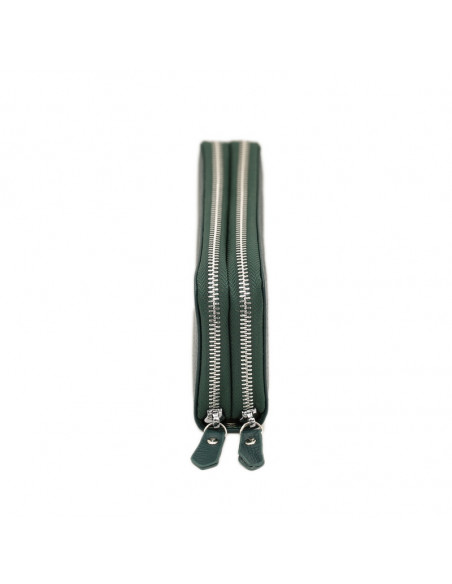Portofel Piele Naturala verde