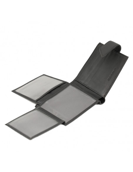 Portofel Barbati Piele Naturala negru