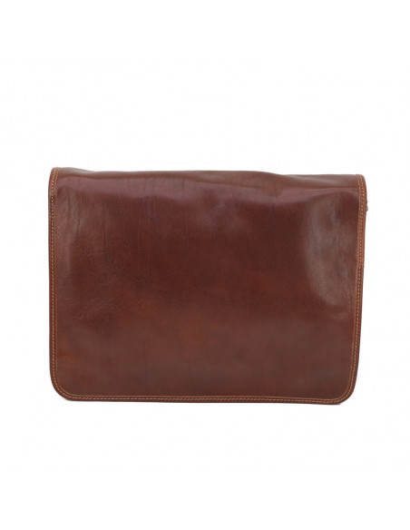 Borseta Piele Naturala Newport maro roscat