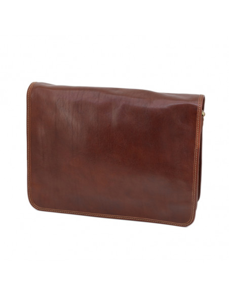 Borseta Piele Naturala Newport maro roscat