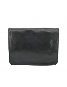 Borseta Piele Naturala Newport negru 2