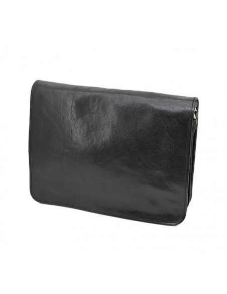 Borseta Piele Naturala Newport negru