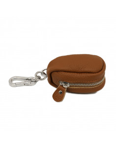 Port Chei Auto Piele Naturala camel 2