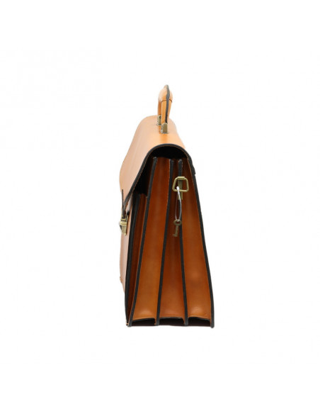 Servieta Piele Naturala Office New Camel
