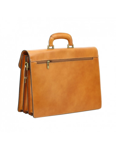 Servieta Piele Naturala Office New Camel