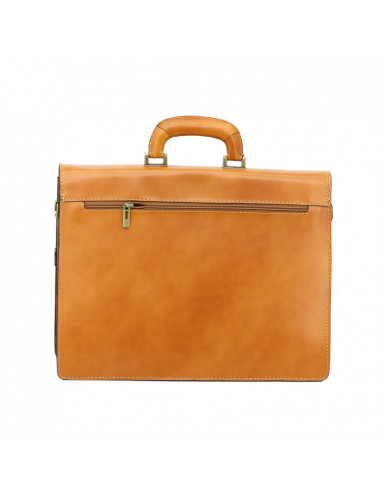 Servieta Piele Naturala Office New Camel