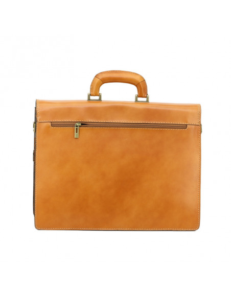 Servieta Piele Naturala Office New Camel