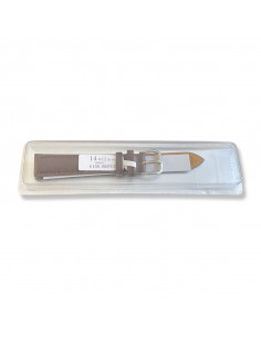 Curea Ceas Piele Naturala 14mm maro roscat