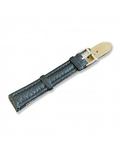 Curea Ceas Piele Naturala 16mm negru 2