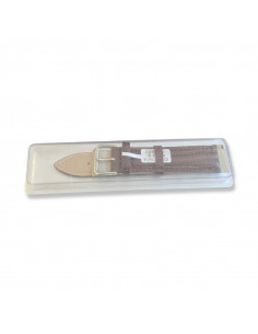 Curea Ceas Piele Naturala 20mm maro roscat lacuit 2