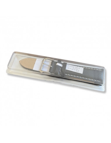Curea Ceas Piele Naturala 22mm negru