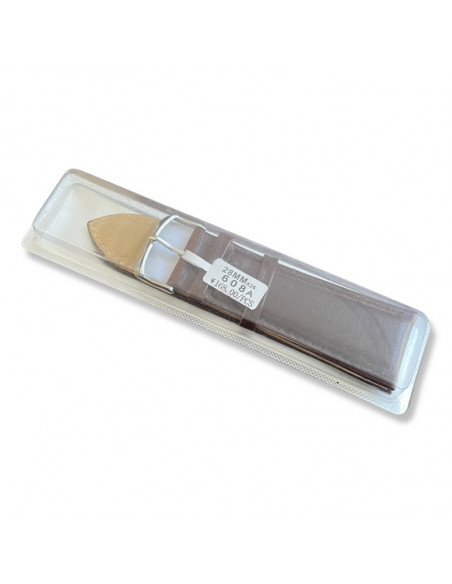 Curea Ceas Piele Naturala 28mm maro roscat