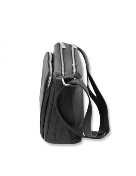 Borseta Piele Naturala Voyage negru