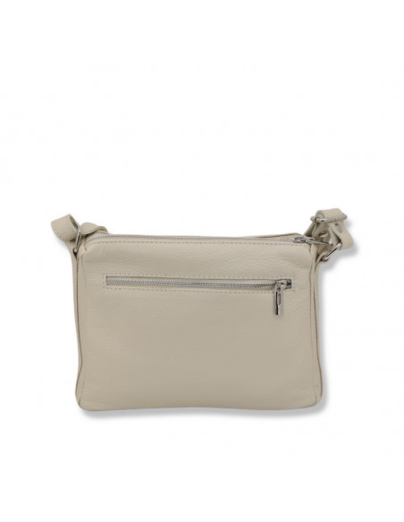 Borseta Piele Naturala Voyage crem