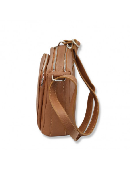 Borseta Piele Naturala Voyage camel