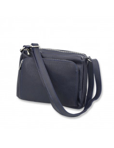 Borseta Piele Naturala Voyage bleumarin