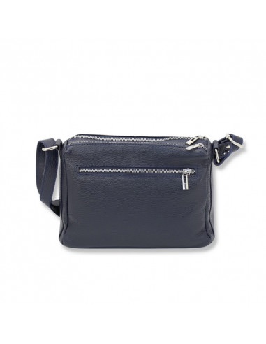 Borseta Piele Naturala Voyage bleumarin