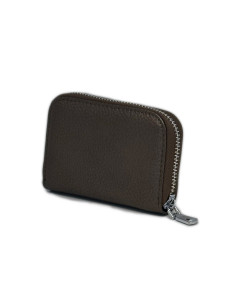Port Card Piele Naturala aramiu bronz