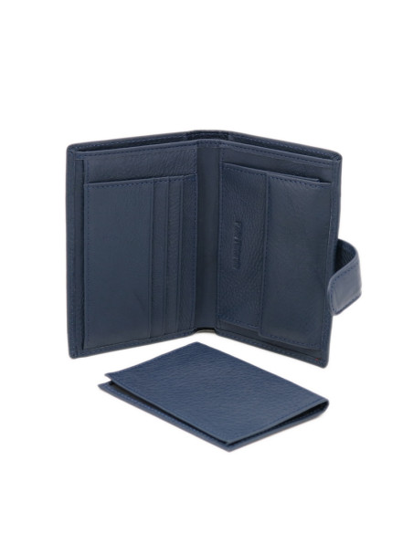 Portofel Barbati Piele Naturala M 25-1 bleumarin