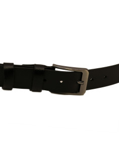 Curea Barbati Piele Naturala 3cm negru 2